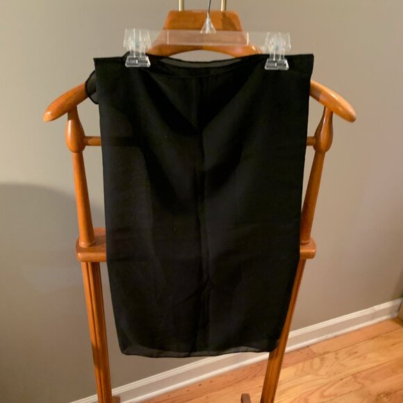 *HP* Sheer black polyester beach cover up - Picture 2 of 5